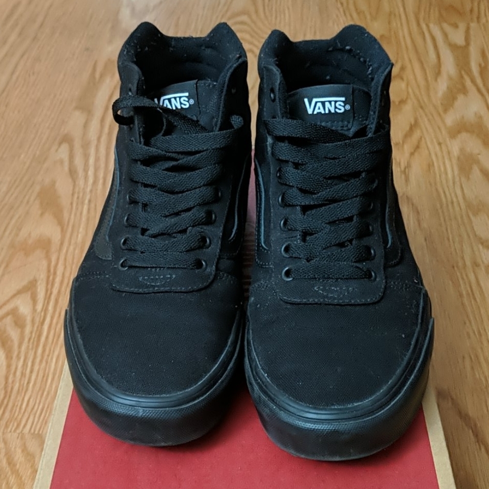 Black high top vans